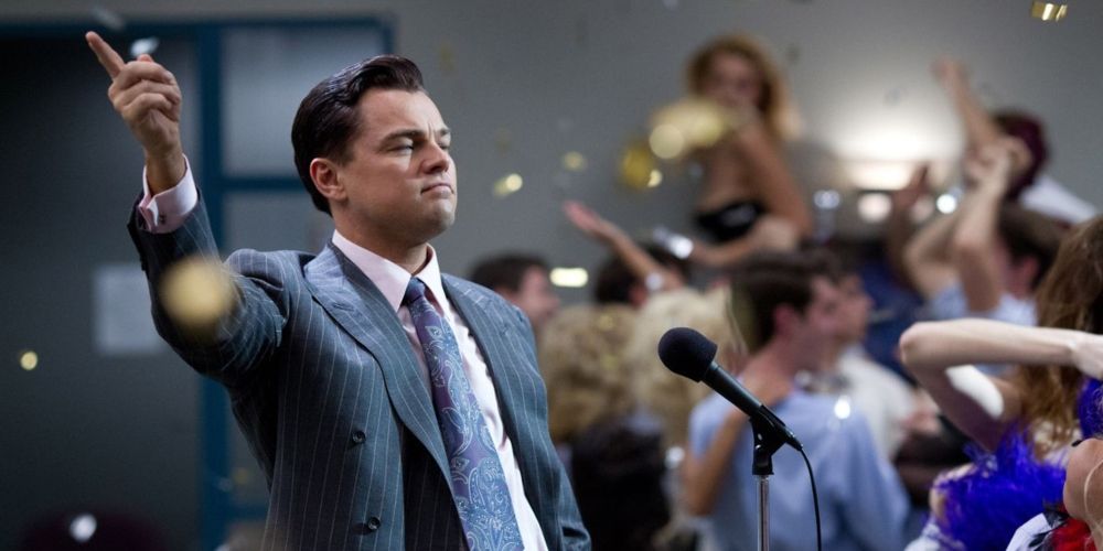 Jordan Belfort throws a party in The Wolf of Wall Street