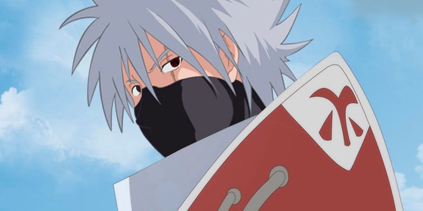 Kakashi as the Sixth Hokage in Naruto. 