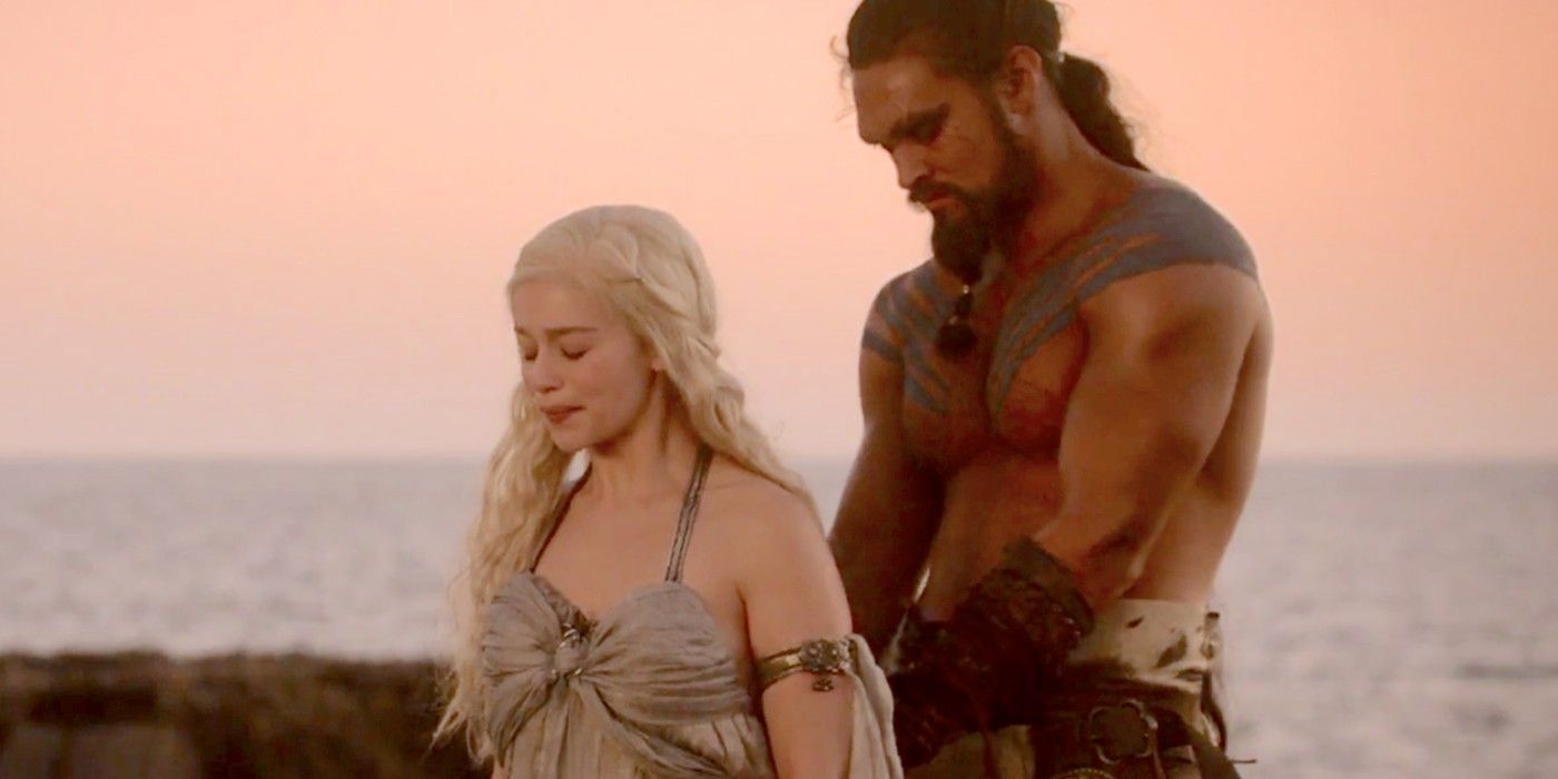 Khal Drogo and Daenerys' wedding night in Game of Thrones