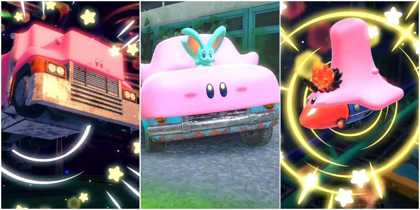 Kirby And The Forgotten Land The 10 Best Mouthful Mode Transformations Ranked