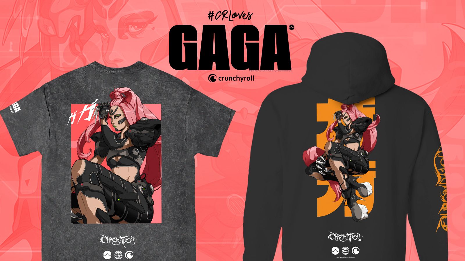 Lady Gaga, Crunchyroll Team Up for New Apparel Collection