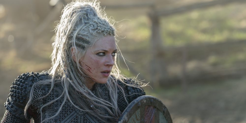 Lagertha in combat in Vikings