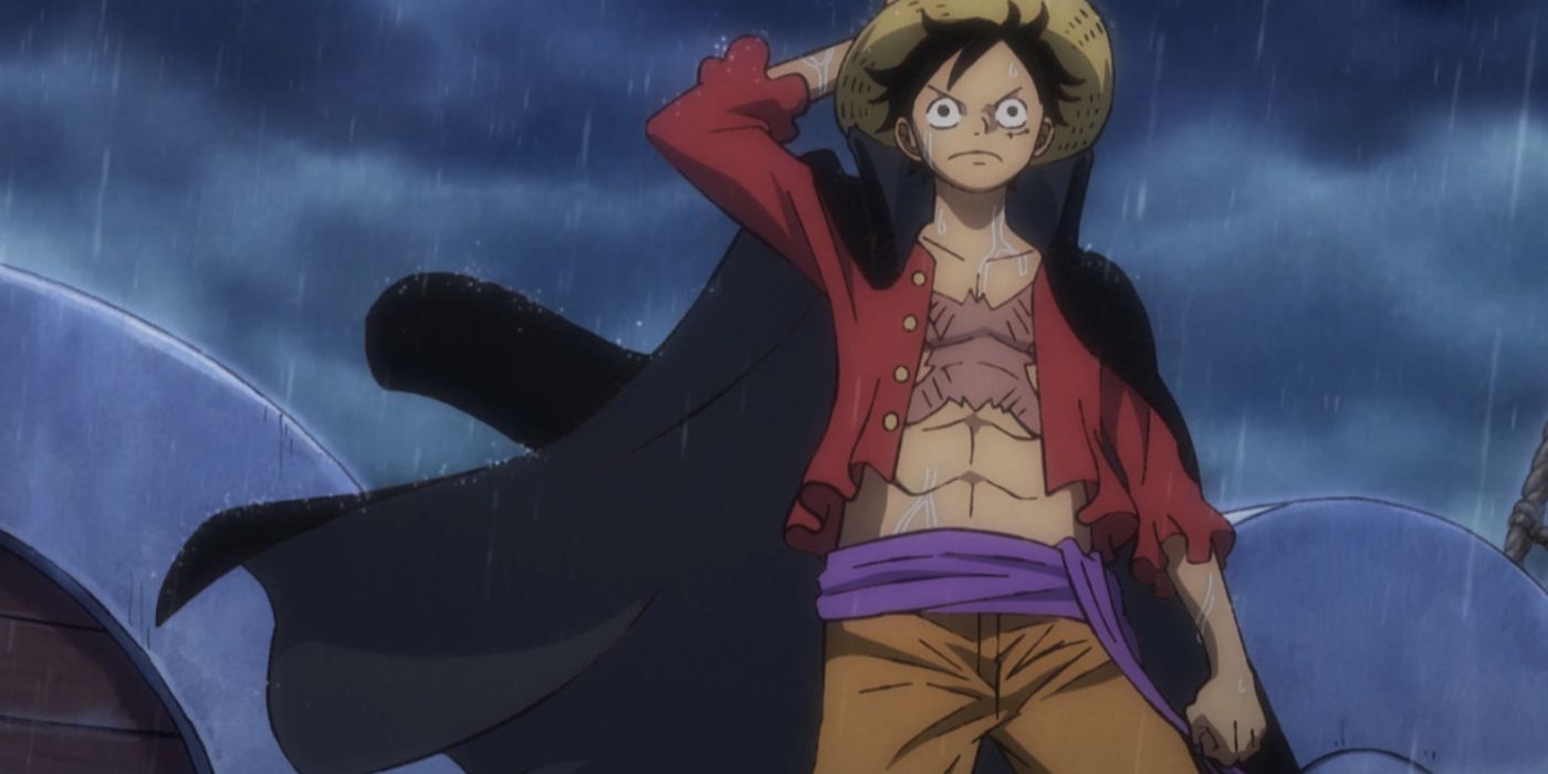 Luffy In The Rain During One Piece's Wano Arc