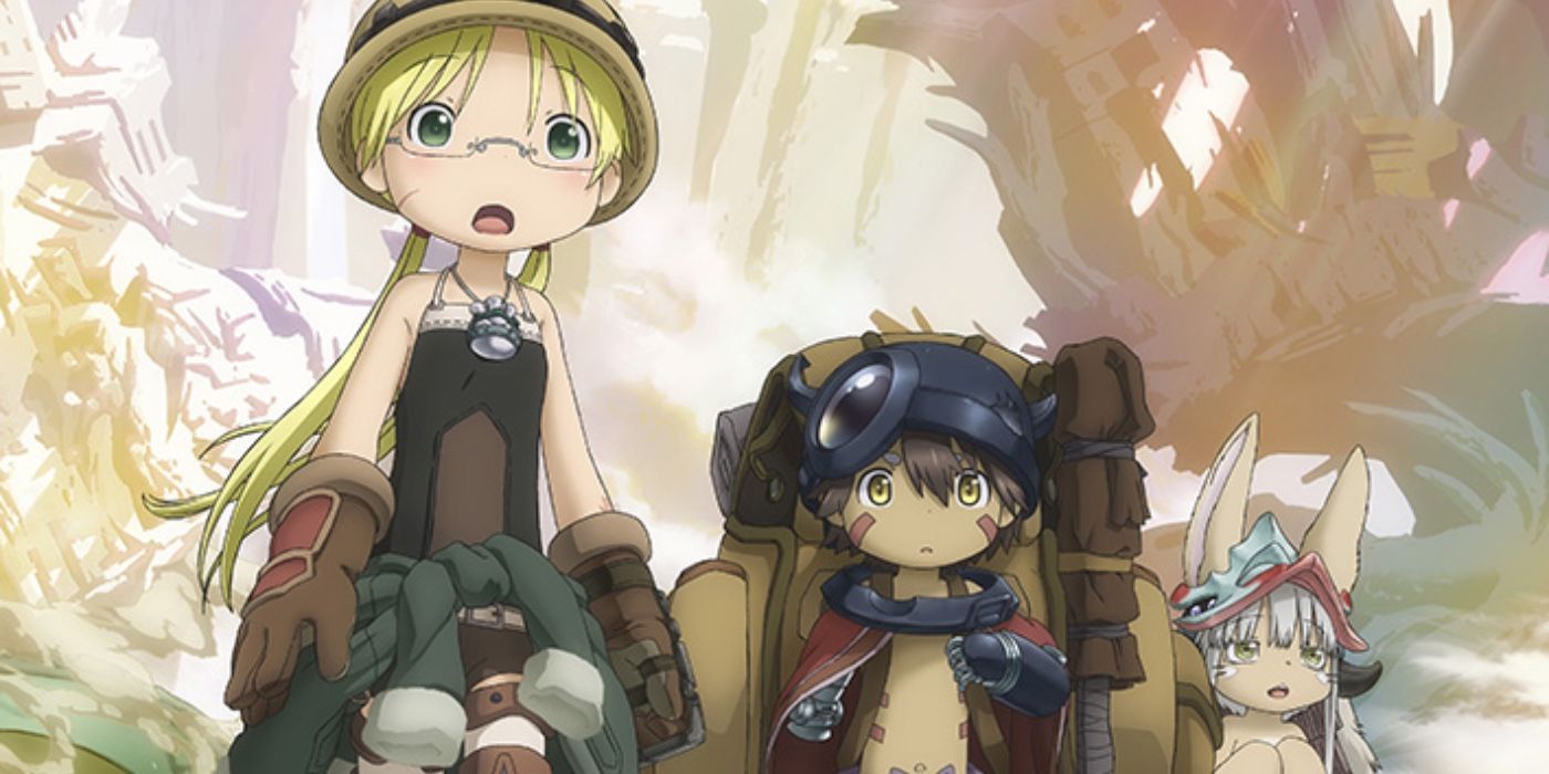 Riko, Reg and the other one in Made in Abyss: Season 2
