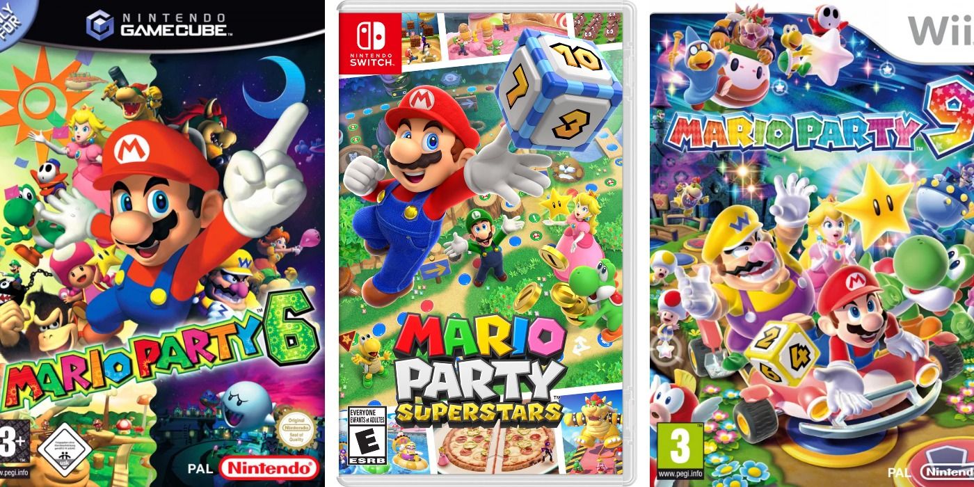 Mario Party game covers