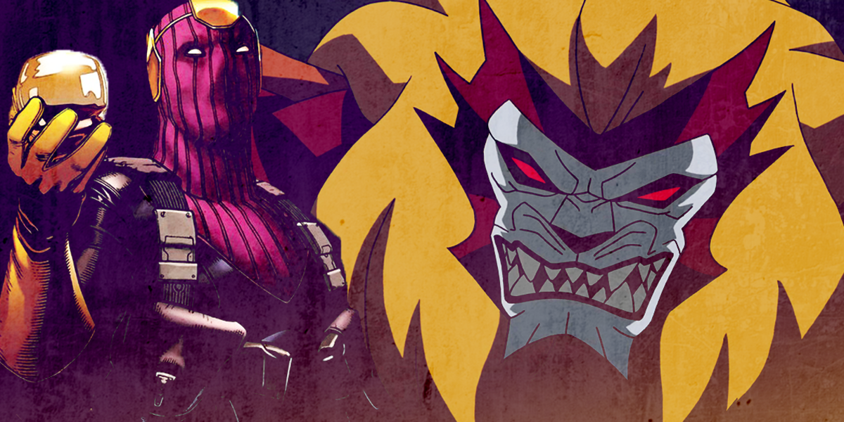 Baron Zemo and The Griffin split image