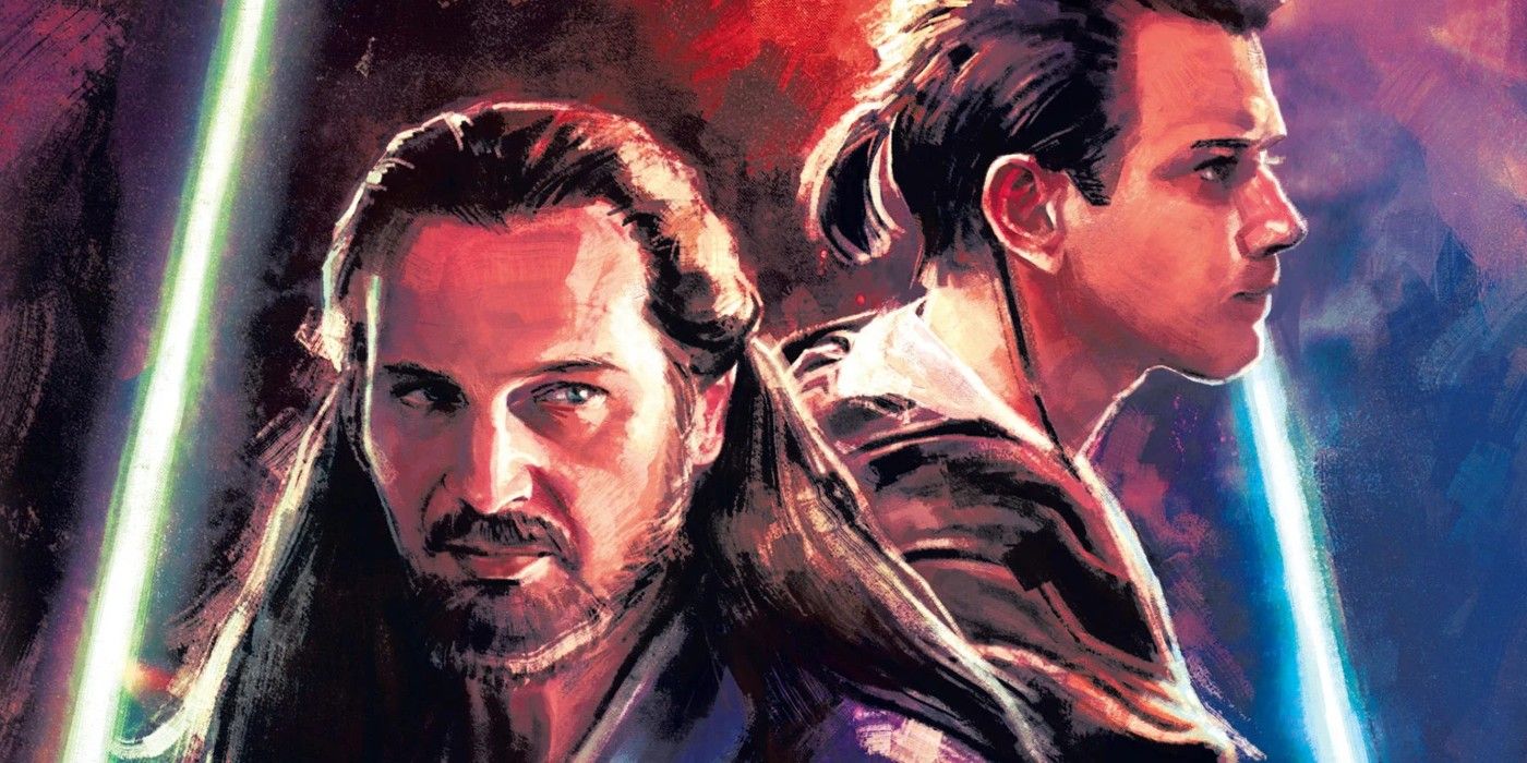 Master and Apprentice Cover with Qui-Gon Jinn and Obi-Wan Kenobi