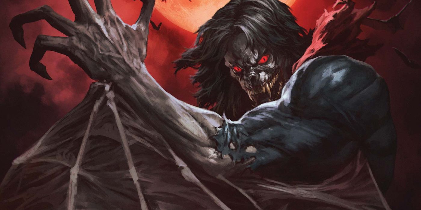 Morbius in his transformed monstrous form