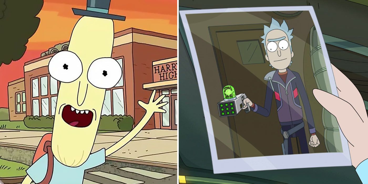 Mr. Poopybutthole And Rick Sanchez In Rick And Morty