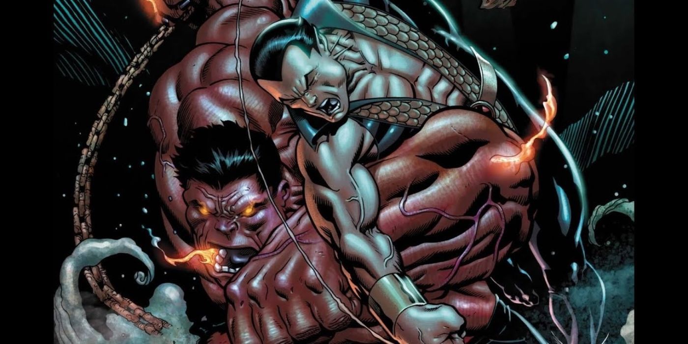 Namor vs Red Hulk - Marvel Comics