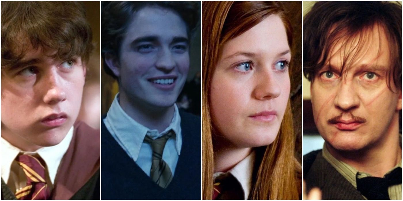 Neville Longbottom, Cedric Diggory, Ginny Weasley, and Remus Lupin