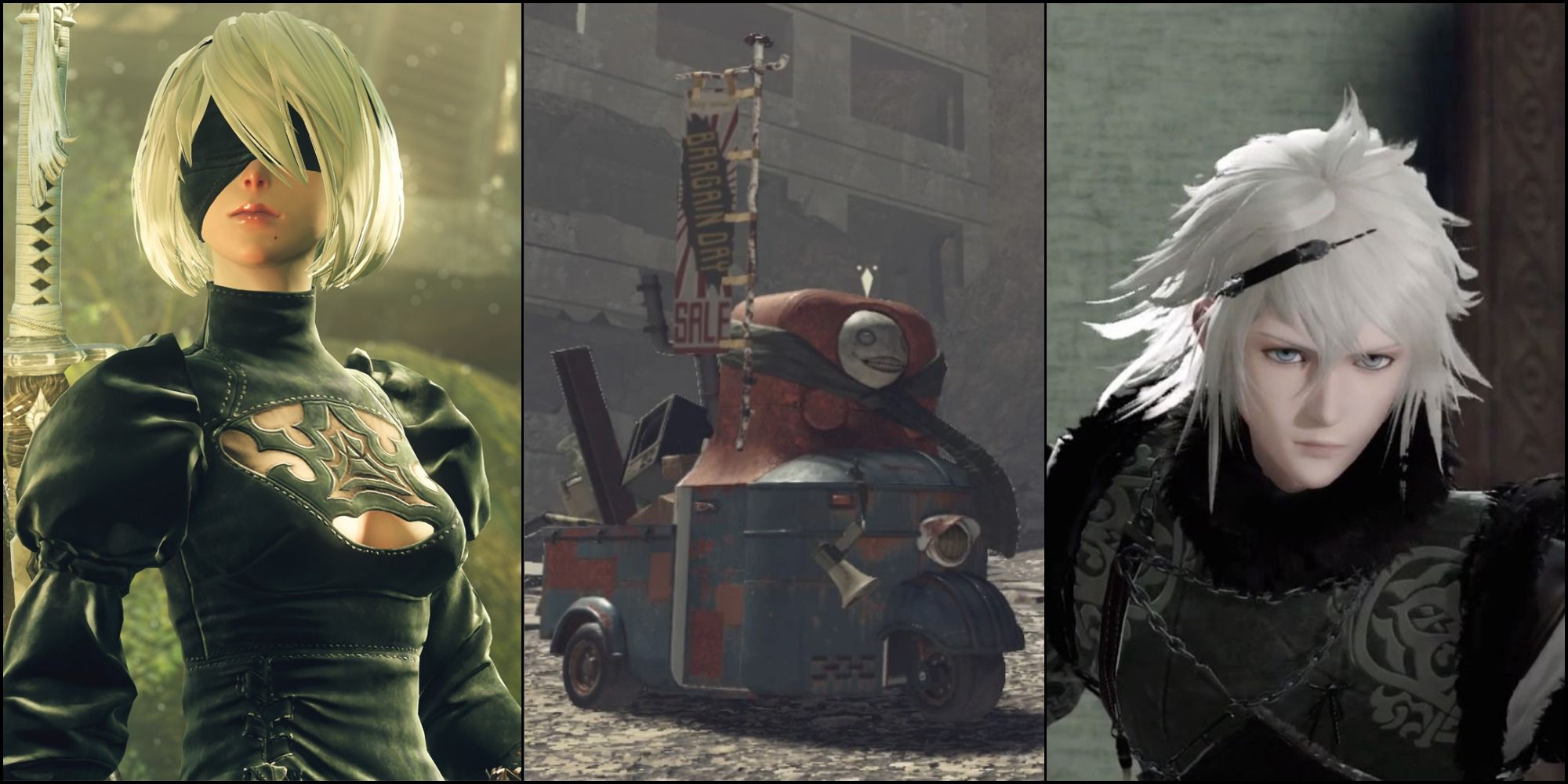 Nier Automata characters – playable and NPCs