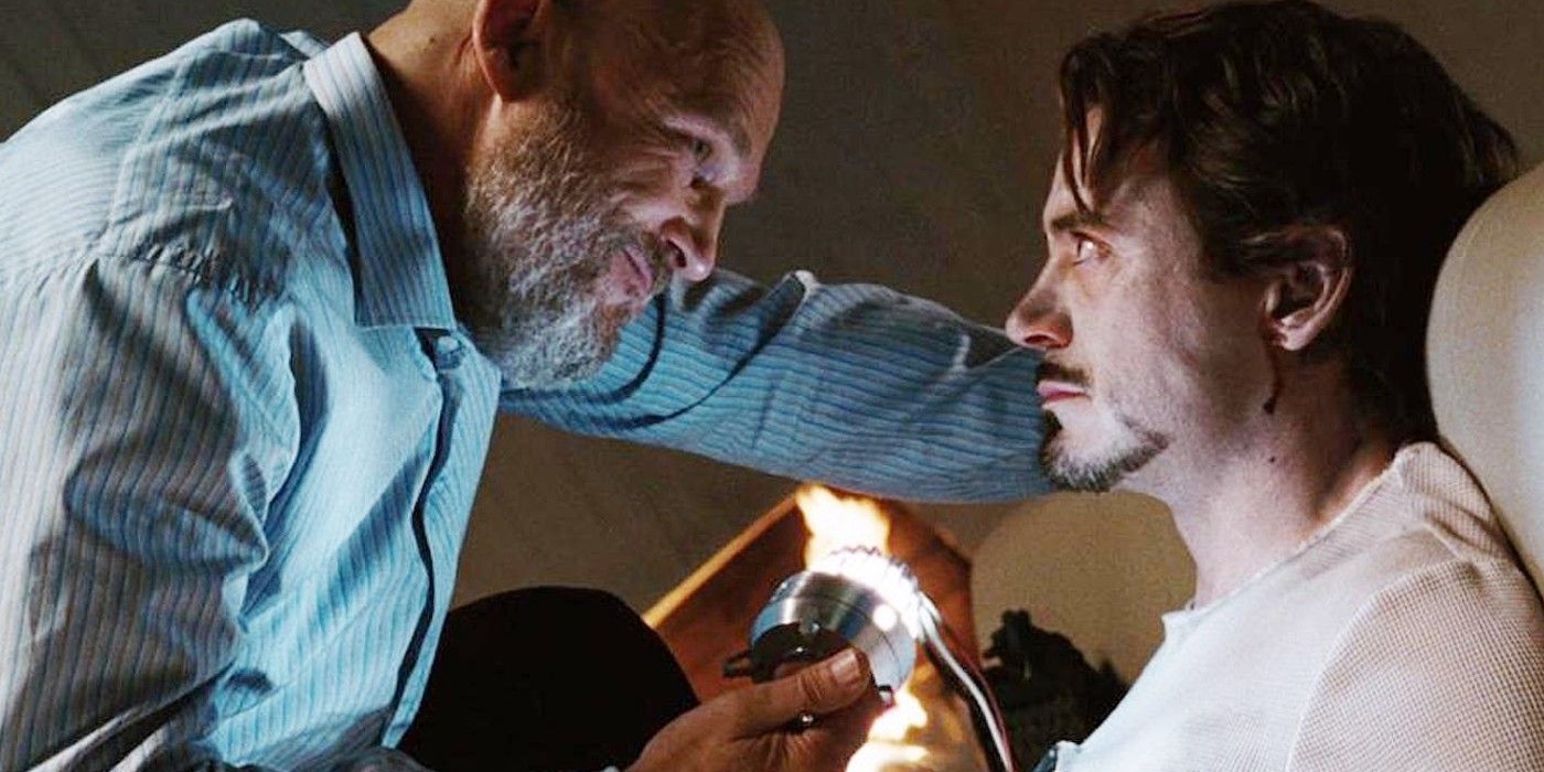 Obadiah Stane takes the Arc Reactor out of Tony Stark in Iron Man.