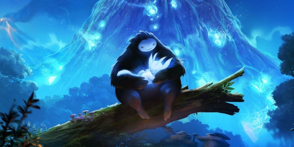 The cover art of Ori and the Blind Forest game