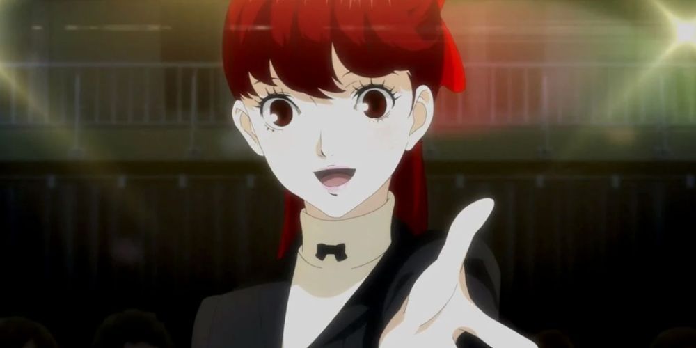 Persona 5 Royal - Sumire Extending Her Hand To Joker