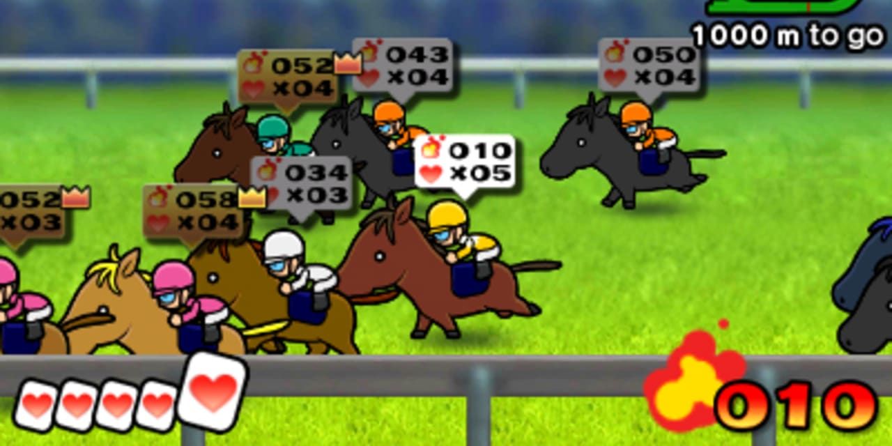 Card-based horse racing in Pocket Card Jockey