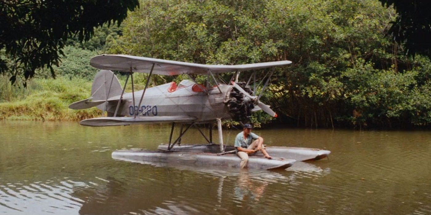 Jock, relaxing on his seaplane in Raiders of the Lost Ark