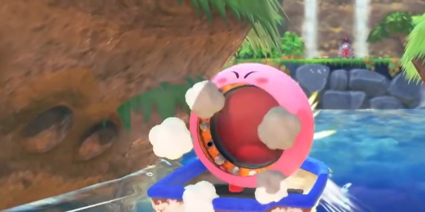 The Cutest Mouthful Modes In Kirby And The Land, Ranked
