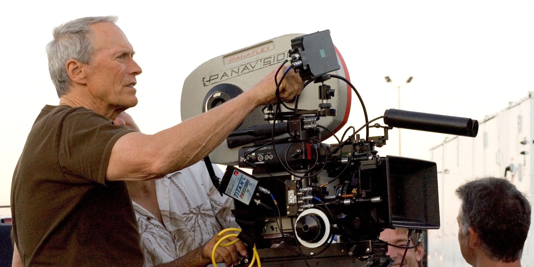 Clint Eastwood behind the camera directing
