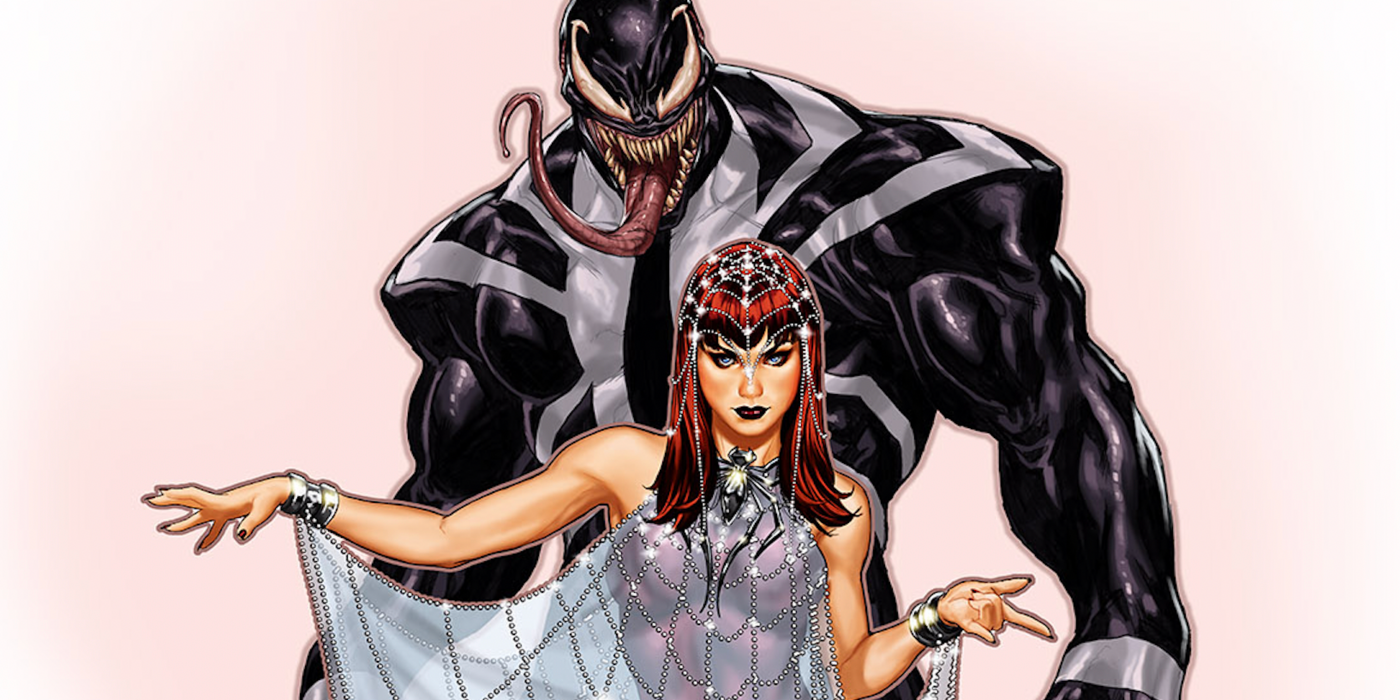 Venom is MJ's date for the X-Men's Hellfire Gala in Mark Brooks' Stunning Fan Art