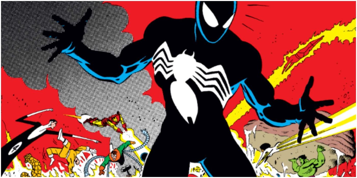 Black Suit Spider-Man reveal in Marvel Comics Secret Wars