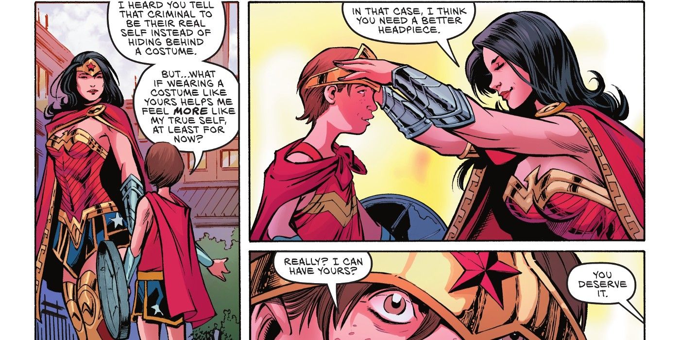 Comic Excerpt] Yeah I don't blame the guy, I'd be stuttering as well.  (Wonder Woman #3) : r/DCcomics