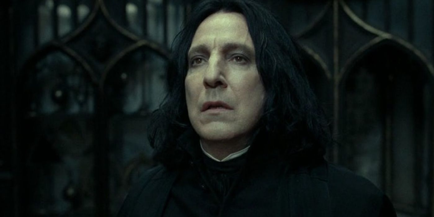 Alan Rickman as Severus Snape in Harry Potter and the Deathly Hallows Part 2