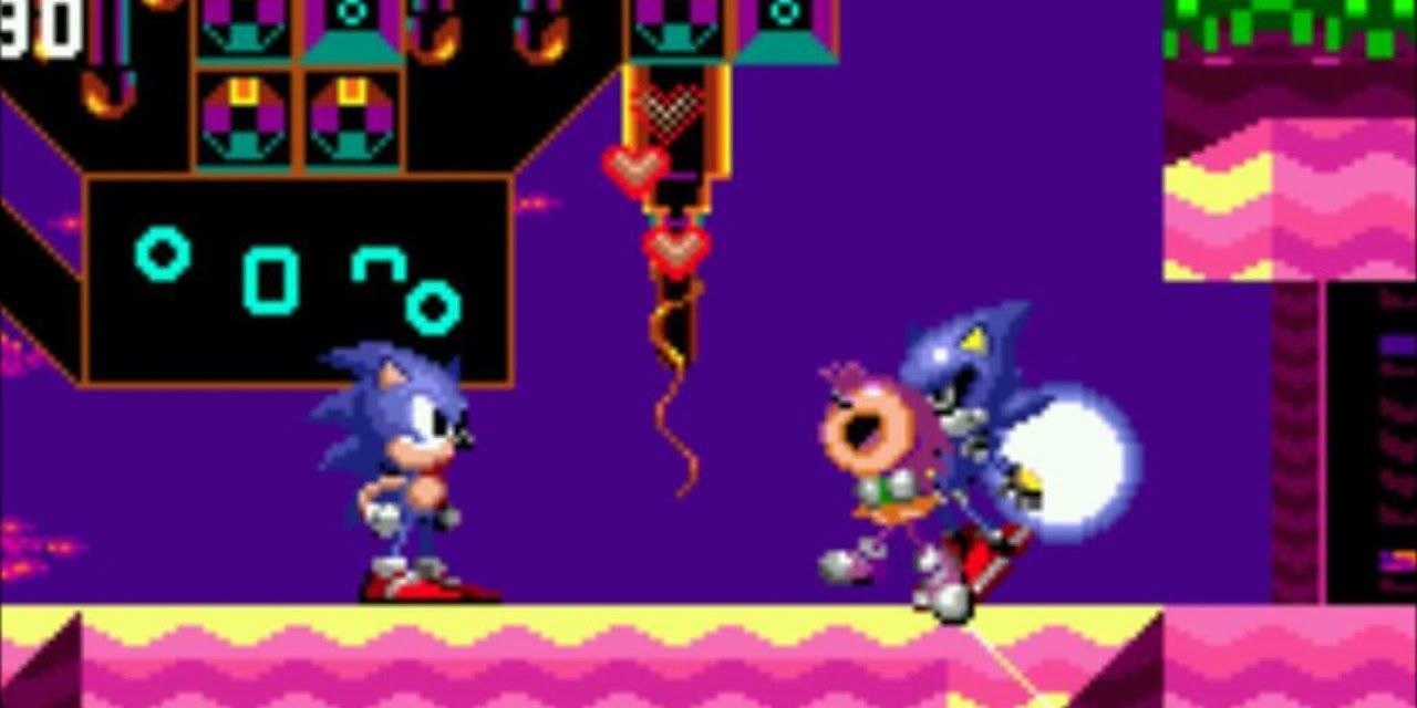 Games Sonic CD Sonic Metal Sonic Amy
