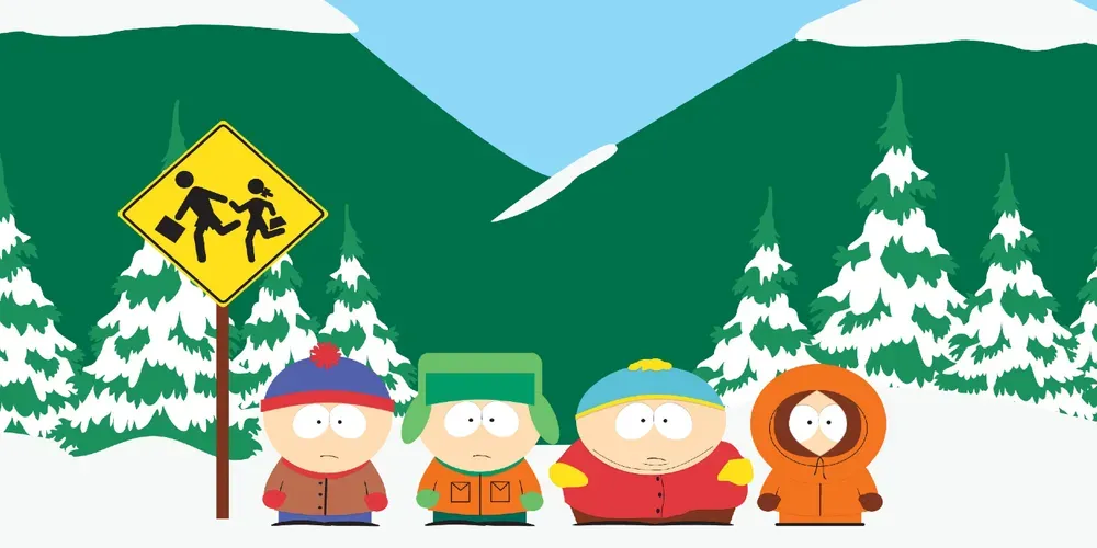 The animated cast of South Park
