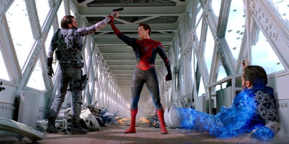 Spider-Man defeats Mysterio in Far From Home