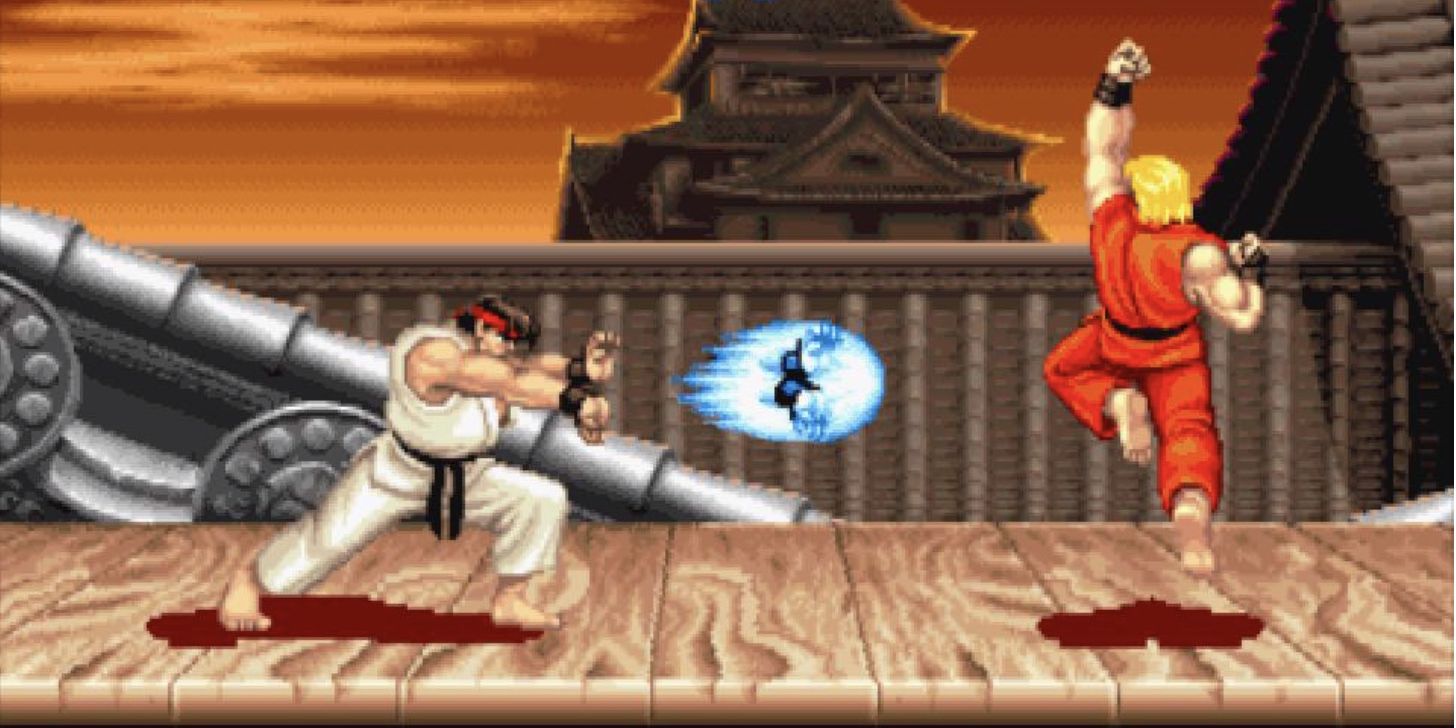 Games Street Fighter II Ryu Hadouken