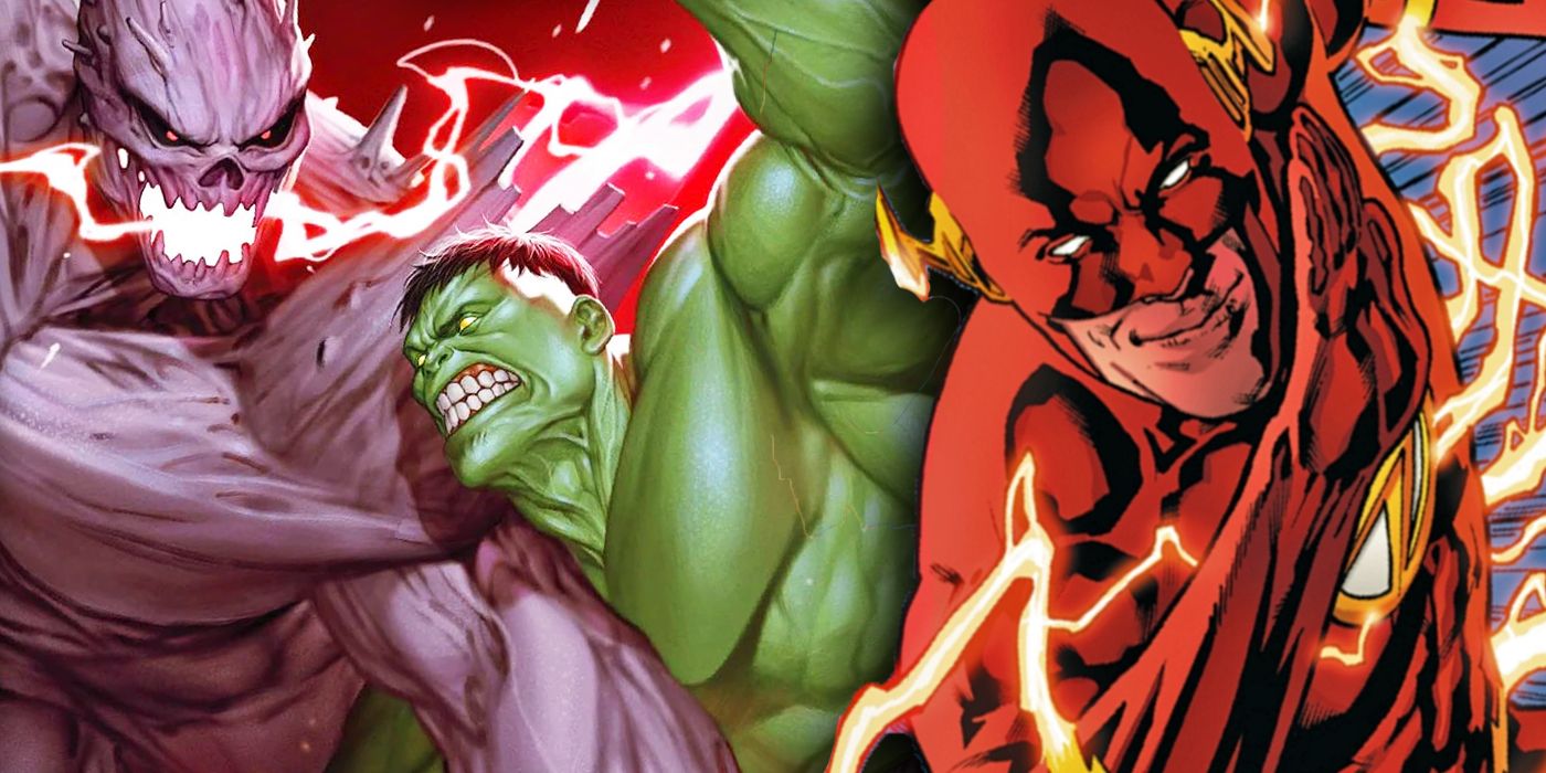 The Flash Hulk vs Titan Hulk