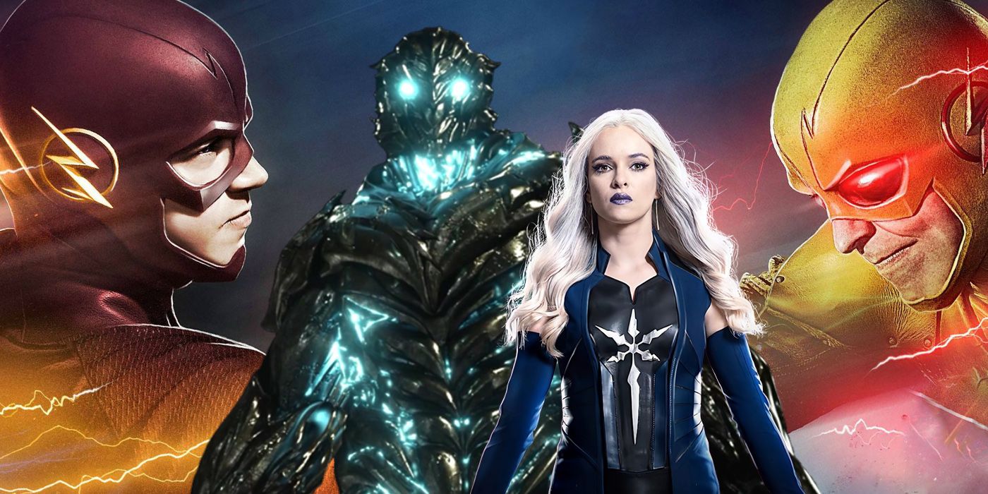 The Flash battles Reverse Flash with Savitar and Killer Frost
