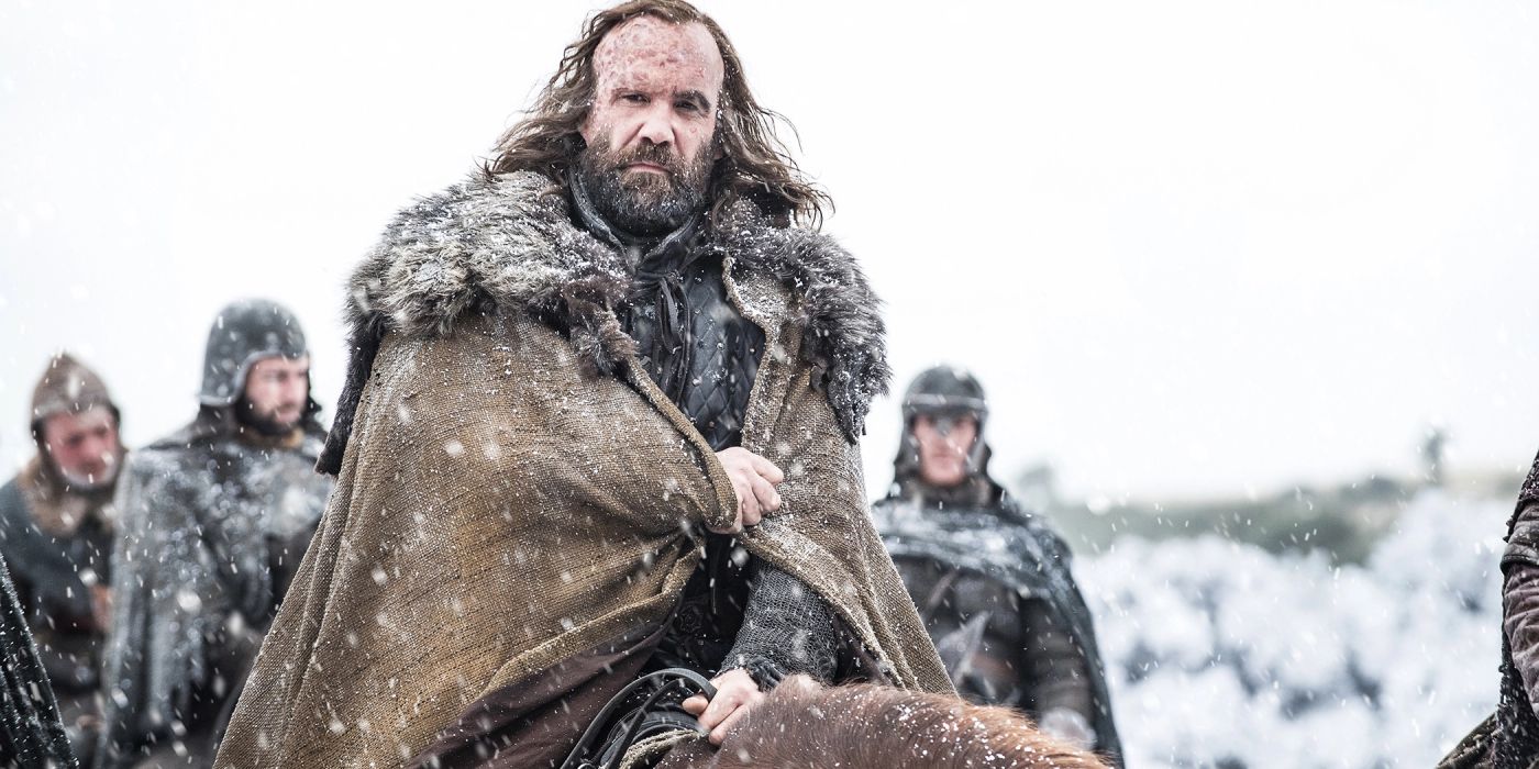 The Hound in Game of Thrones.