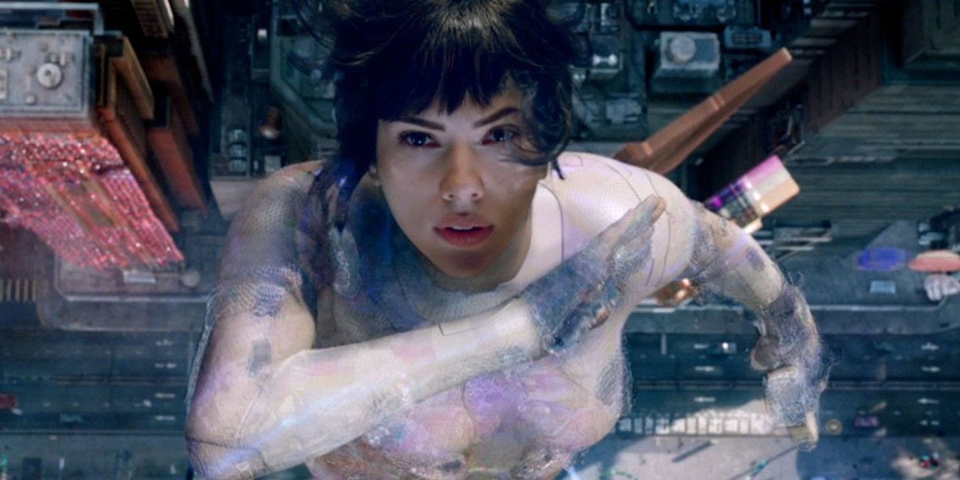 The Major Activates Her Camouflage In Ghost In The Shell