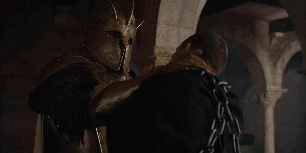 Ser Gregor Clegane the Mountain murders a sparrow in Game of Thrones