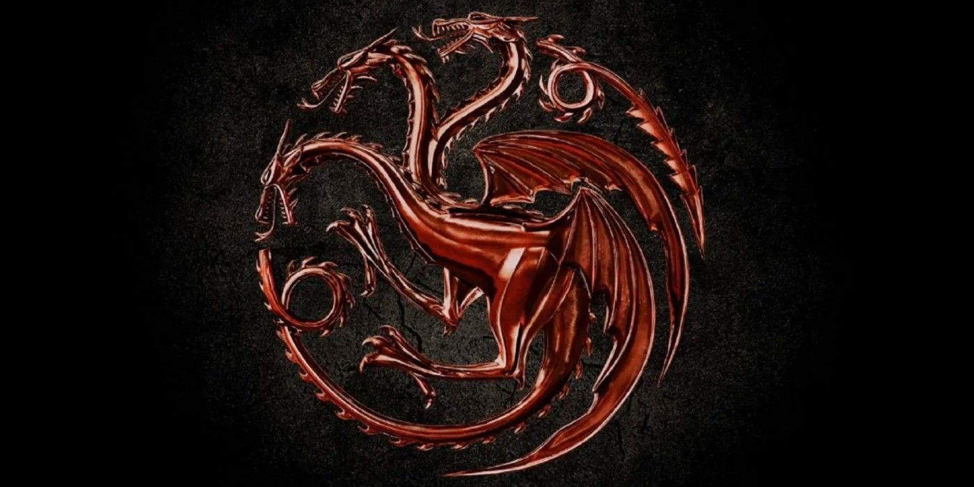 The Targaryen sigil in House of the Dragon Game of Thrones TV show