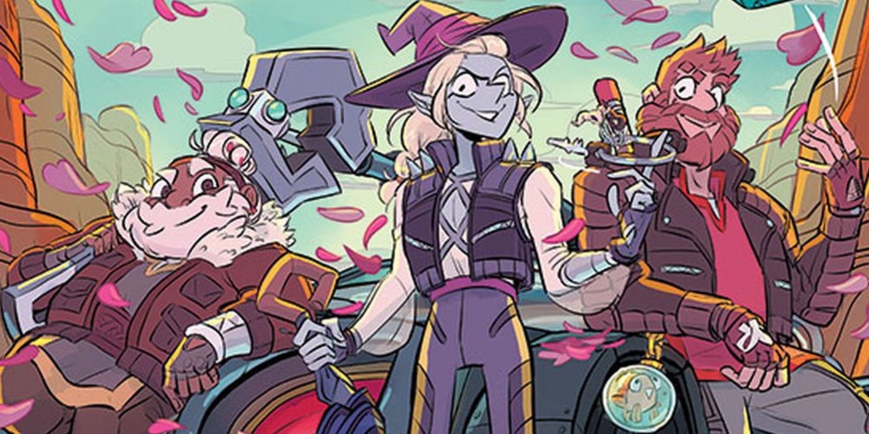 The adventure zone petals to the metal cover