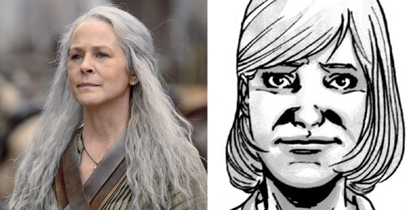 Carol in The Walking Dead TV and Comics