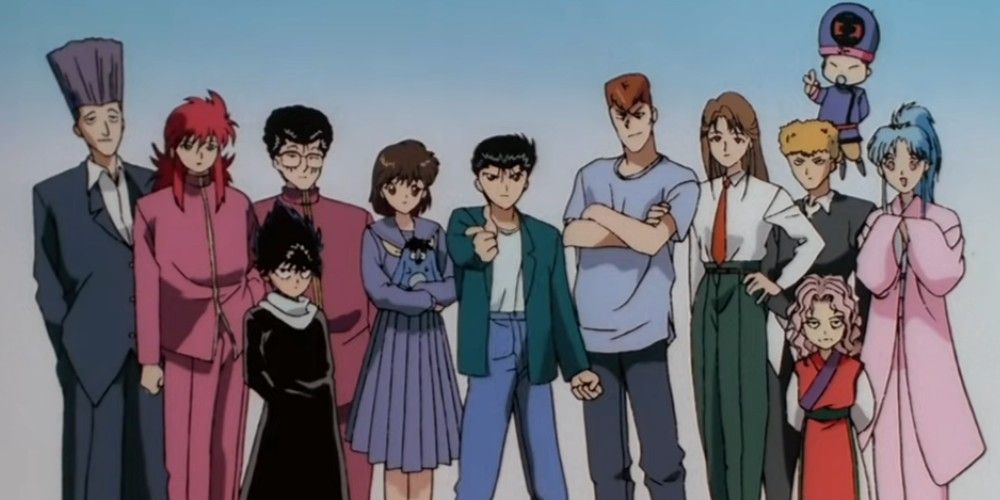 Yusuke and the rest of Yu Yu Hakusho