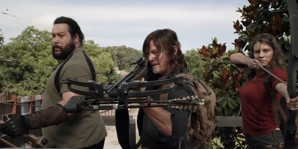 The Walking Dead Mains with Guns