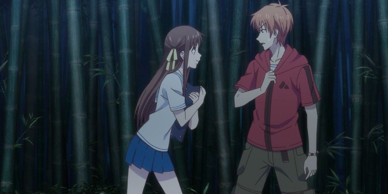 Fruktkurv Tohru Og Kyo Kyo Sohma And Tohru Honda In Fruits Basket