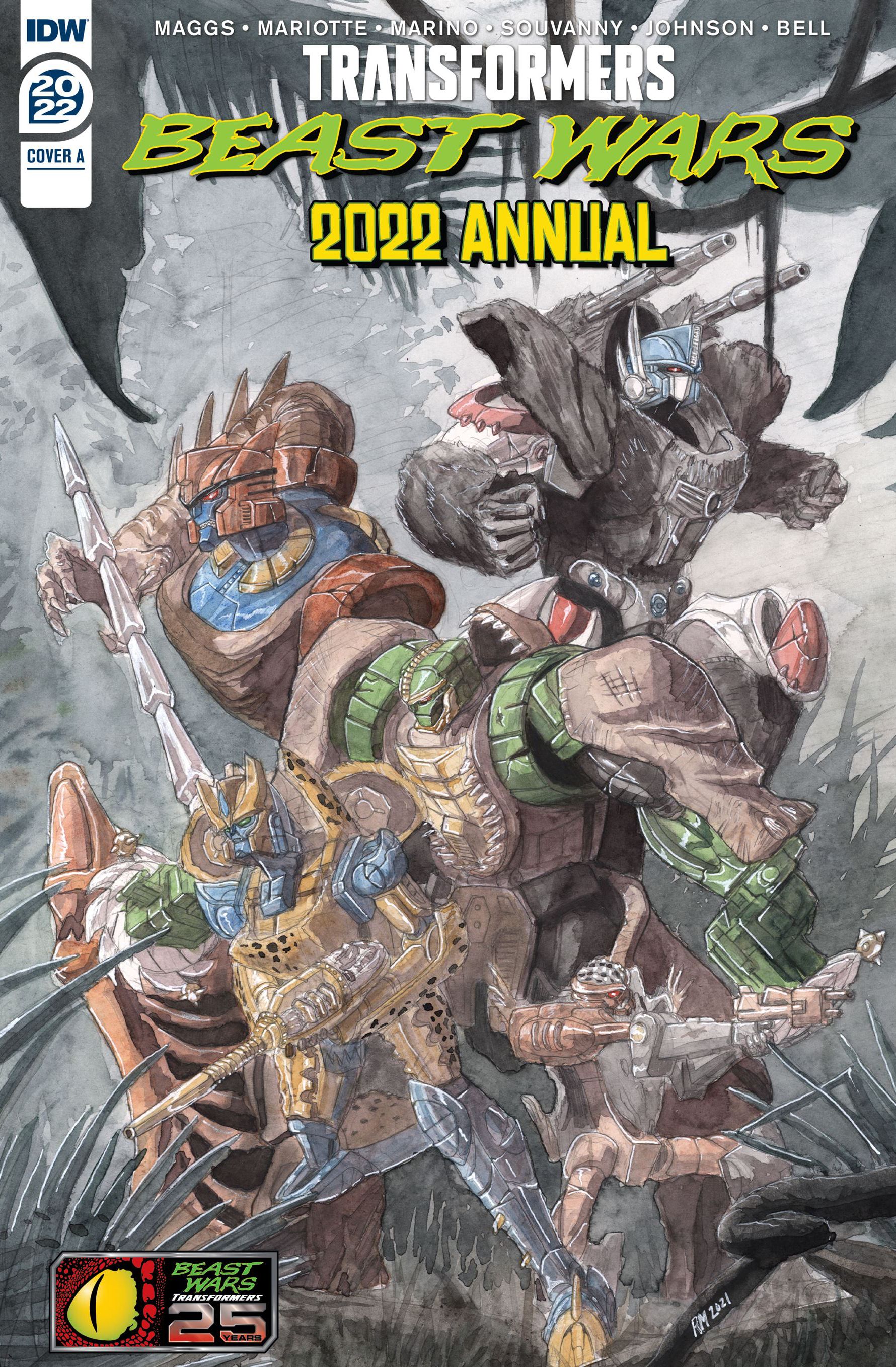 Transformers Beast Wars 2022 Annual Cover