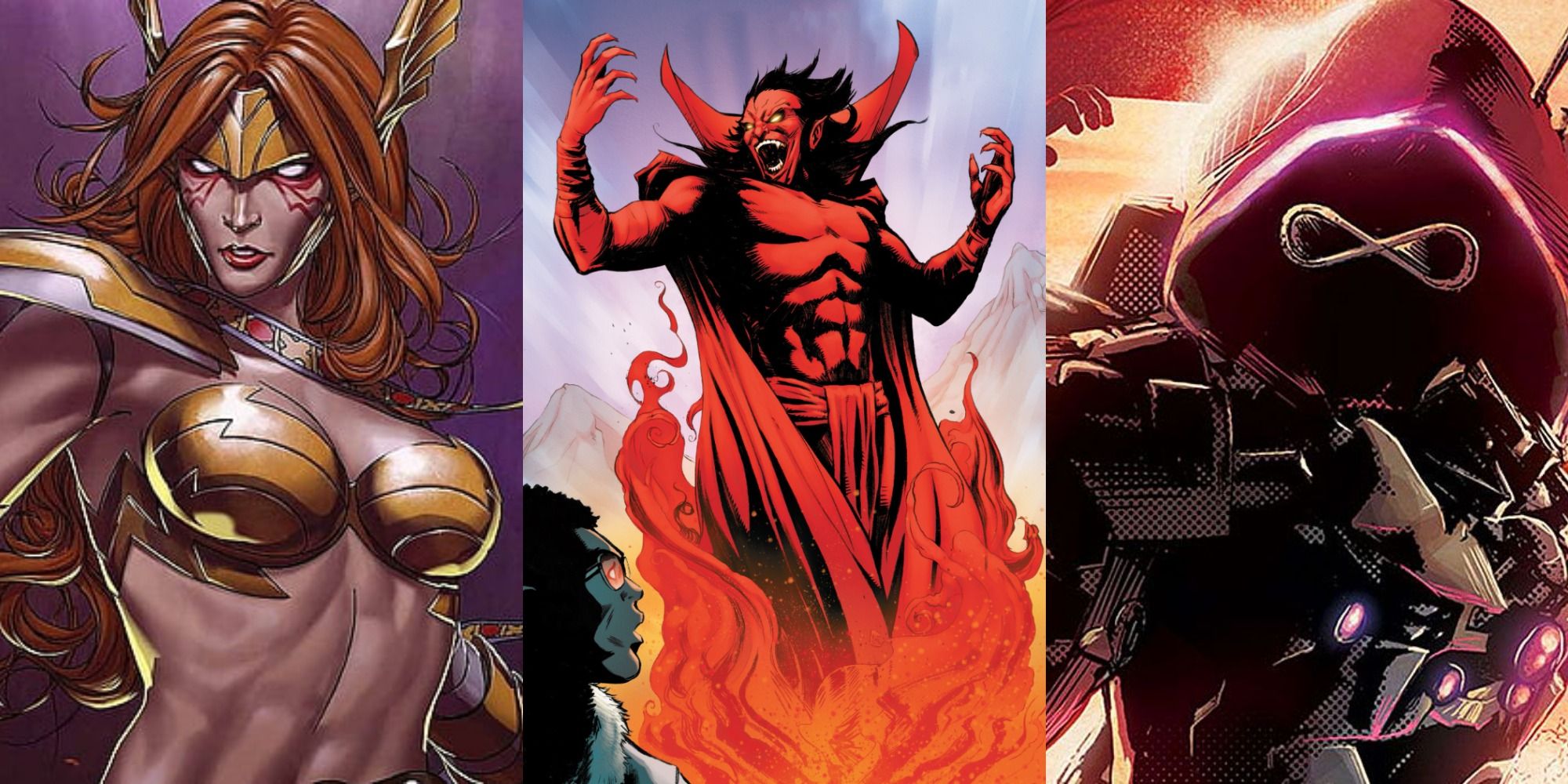 Twists That Marvel Fans Will Always Remember For Bad Reasons Split Featured Scarlet Witch, Mephisto, Requiem