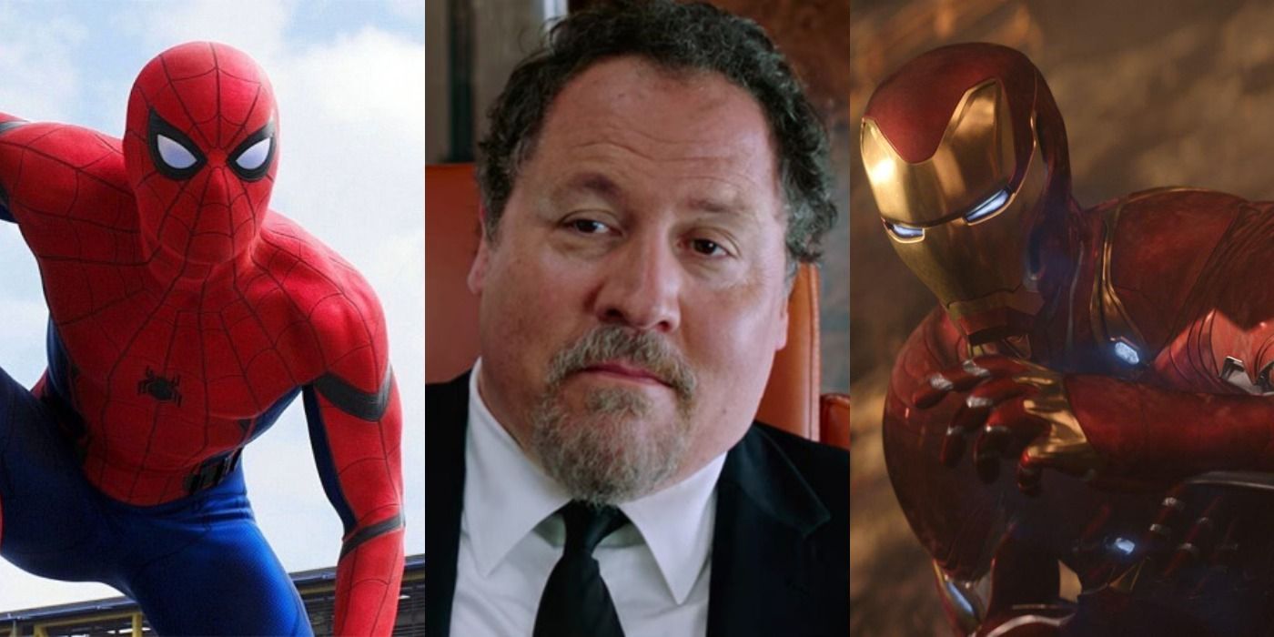 What Tony Stark Learned from Happy Hogan MCU Split Featured Spider-Man, Happy Hogan, and Iron Man