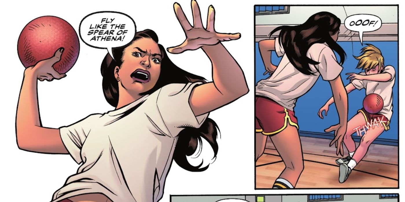 Wonder Woman Is Deadly At Dodgeball