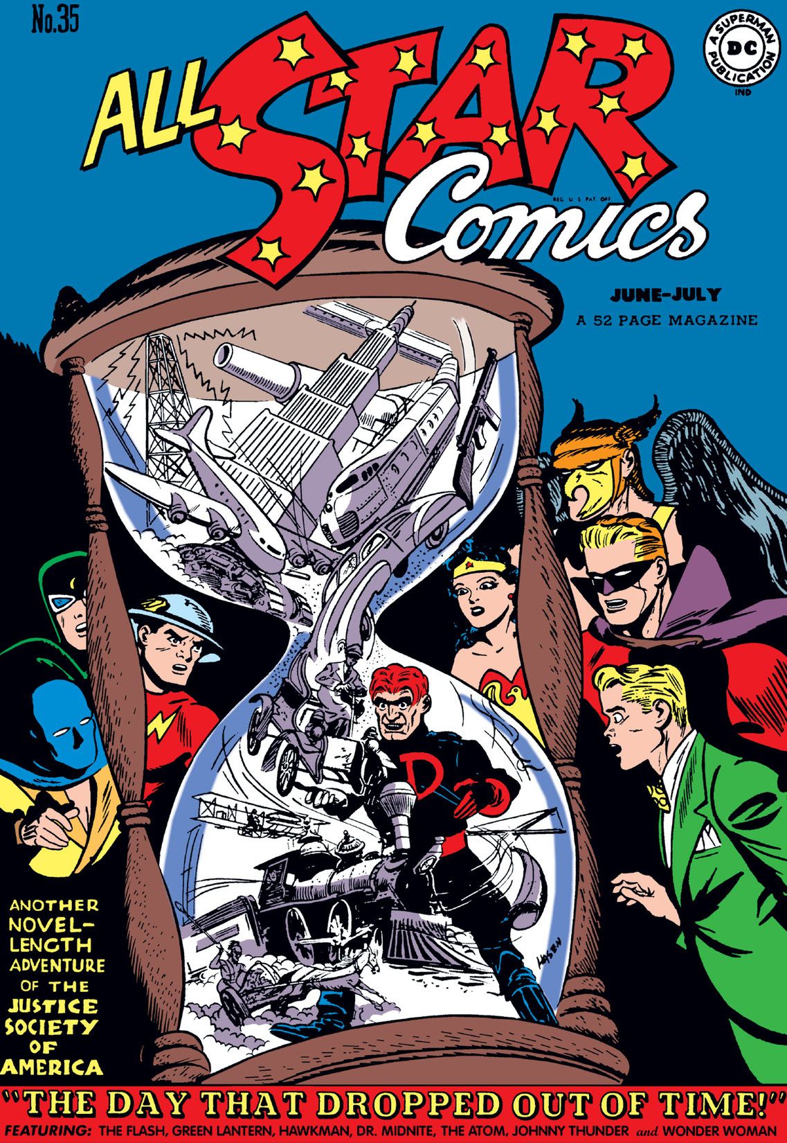 The Time-Traveling Degaton First Fought the Justice Society 75 Years Ago