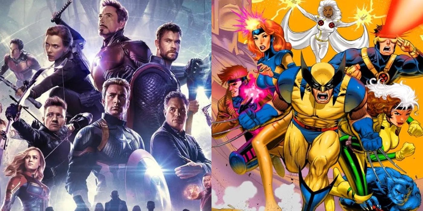 avengers in the mcu vs xmen in the comics