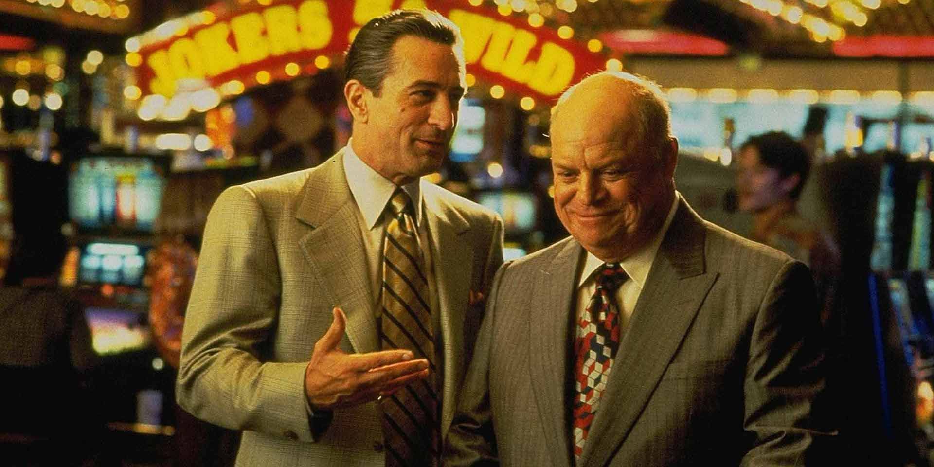 Robert DeNiro and Don Rickles stand together in Casino