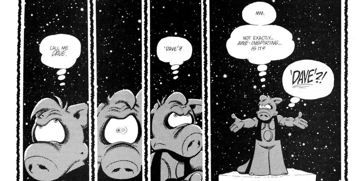 cerebus breaking the fourth wall